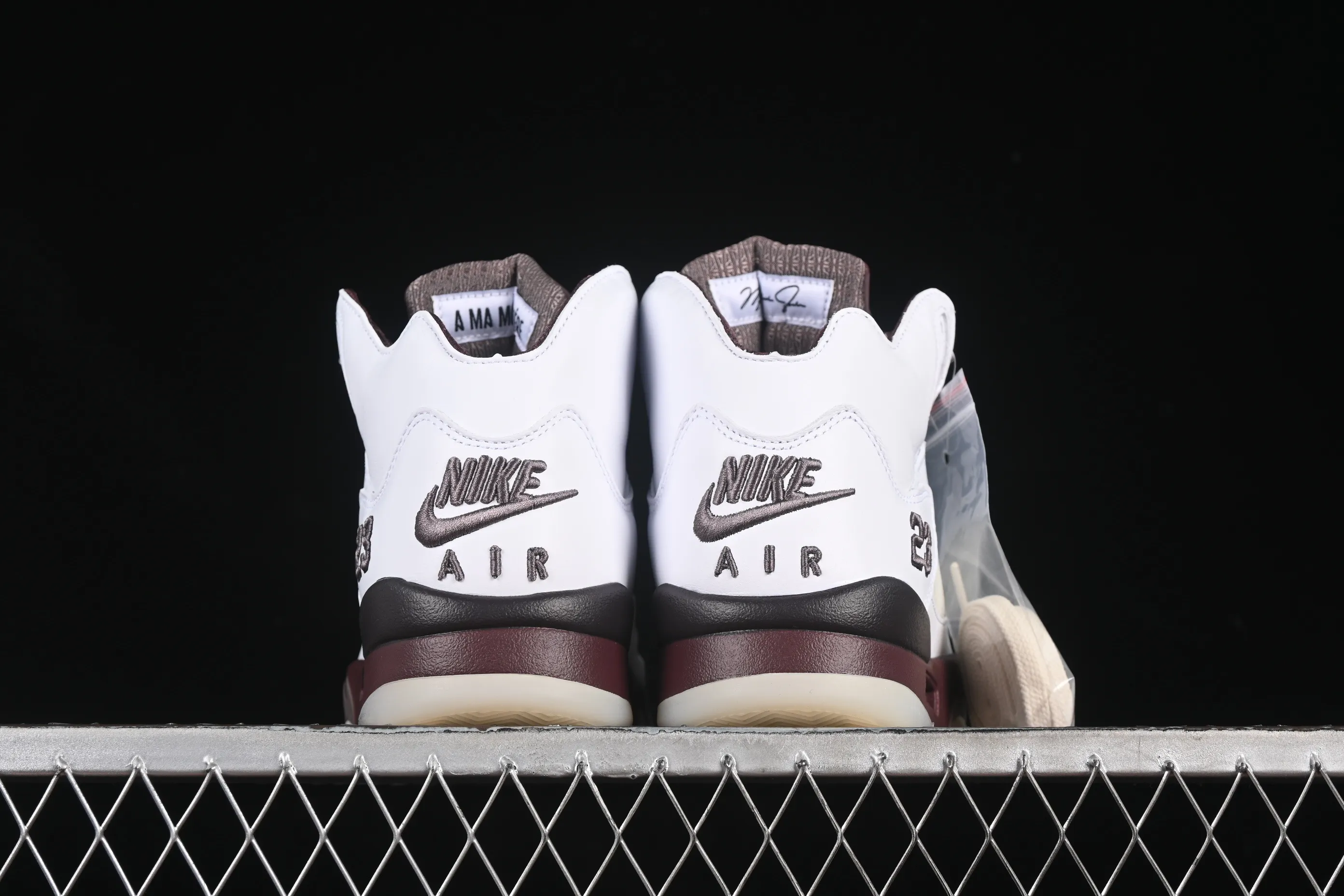 All Categories Air Jordan Jordan Series Basketball Shoes Air Jordan 5 Special Price OG Version A Ma Maniere x Air Jordan 5 Retro "Violet Ore" AJ5 Joe 5 White Wine Red IB1528-100